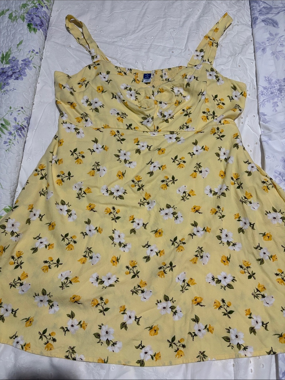 Old Navy Yellow Floral Sundress